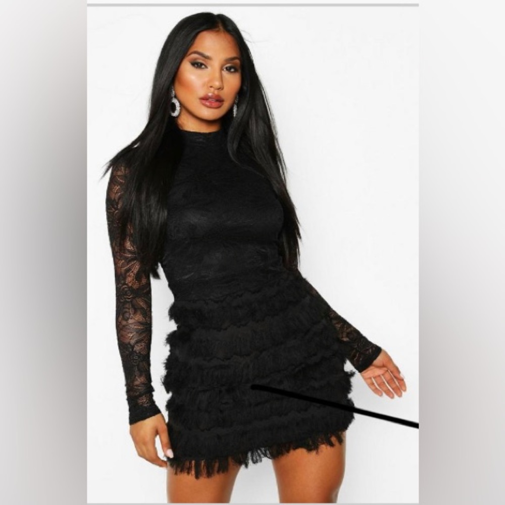 Dress, sequins pants both size 6